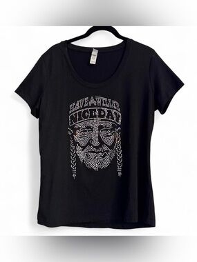 Willie Nelson Rhinestone Studded Tee